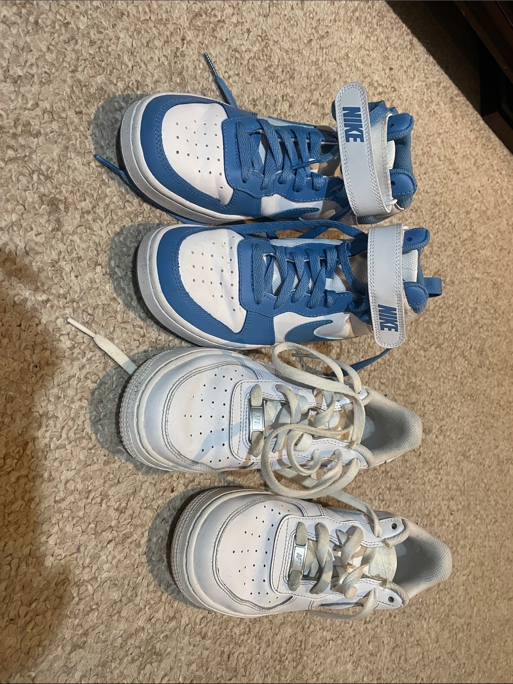 Nike Kids Air Jordan’s and Air Force 1 Size 5